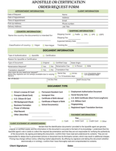 Load image into Gallery viewer, Apostille Client Order Request Forms