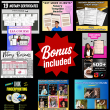 Load image into Gallery viewer, Ultimate Notary Pricing Bundle + 10 Bonus Bundles Included ⭐⭐⭐⭐⭐