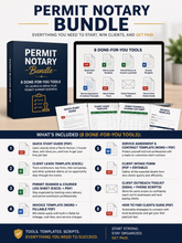 Load image into Gallery viewer, Permit Runner & Courier Services Guide for Notaries – Complete Starter Bundle