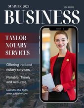 Load image into Gallery viewer, (FLORIDA NOTARIES) Get 10 editable MAGAZINE THEMED COVER FLYERS- edit in canva (Copy)