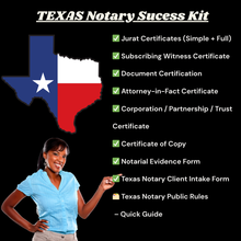 Load image into Gallery viewer, THE TEXAS NOTARY "GET IT ALL" BUNDLE- Get 10 amazing template bundles & more!