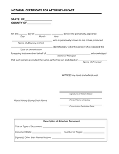 Notary Certificate Bundle – Editable + Print-Ready (19 Templates)