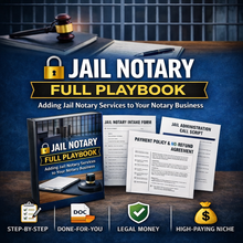 Load image into Gallery viewer, JAIL NOTARY SUCCESS PLAYBOOK
