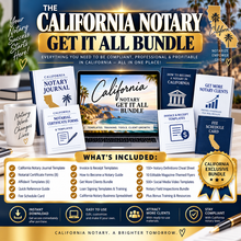 Load image into Gallery viewer, Everything a California Notary Needs to Start, Run &amp; Grow — 15 Bundles

