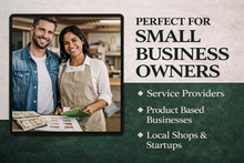 Load image into Gallery viewer, Small Business Bundle Bookkeeping (Bookkeeping • Client Tracker • Pricing Calculator)
