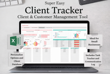 Load image into Gallery viewer, Small Business Bundle Bookkeeping (Bookkeeping • Client Tracker • Pricing Calculator)
