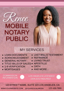 Get "2" amazing FLYERS for your NOTARY business!