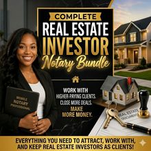Load image into Gallery viewer, Real Estate Investor Notary Bundle
