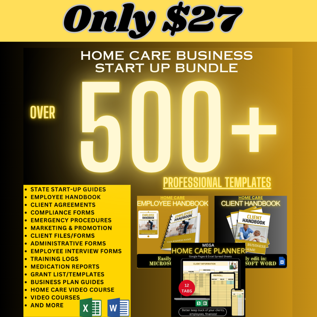 Home Care Mega Business Bundle