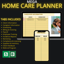 Load image into Gallery viewer, Home Care Business Planner
