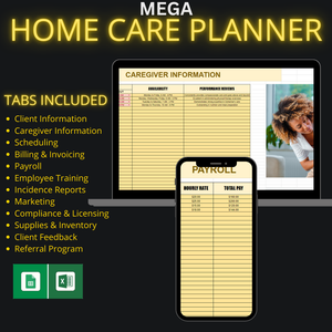 Home Care Business Planner
