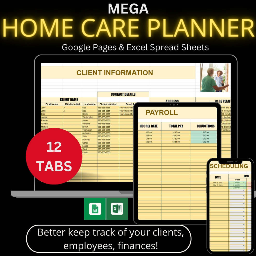 Home Care Business Planner