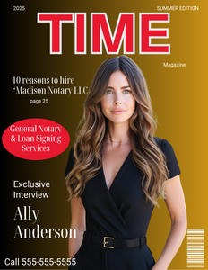 (SALE TODAY) Get 10 editable MAGAZINE THEMED COVER FLYERS- edit in canva
