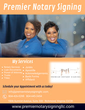 Load image into Gallery viewer, Get &quot;2&quot; amazing FLYERS for your NOTARY business!
