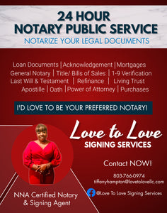 Get "2" amazing FLYERS for your NOTARY business!