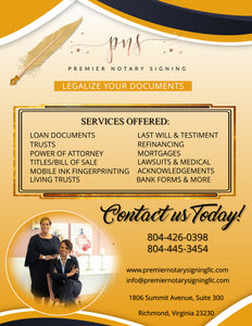 Get "2" amazing FLYERS for your NOTARY business!