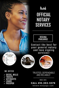 Get "2" amazing FLYERS for your NOTARY business!