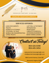 Load image into Gallery viewer, Get &quot;2&quot; amazing FLYERS for your NOTARY business!
