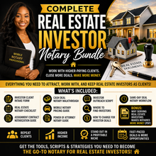 Load image into Gallery viewer, Real Estate Investor Notary Bundle
