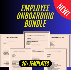 Employee Onboarding Bundle (Home Care)