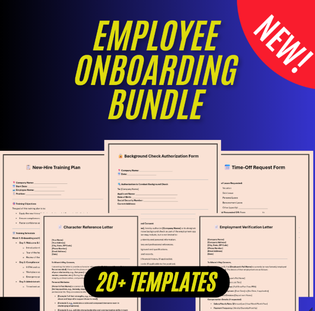 Employee Onboarding Bundle (Home Care)