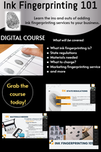 Load image into Gallery viewer, Ink Fingerprinting 101 - digital course
