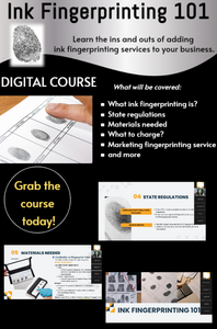 Ink Fingerprinting 101 - digital course