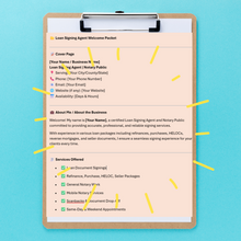 Load image into Gallery viewer, LOAN SIGNING TEMPLATE BUNDLE
