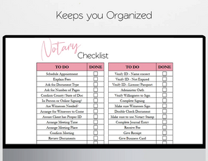 Notary Business Spreadsheet Bundle