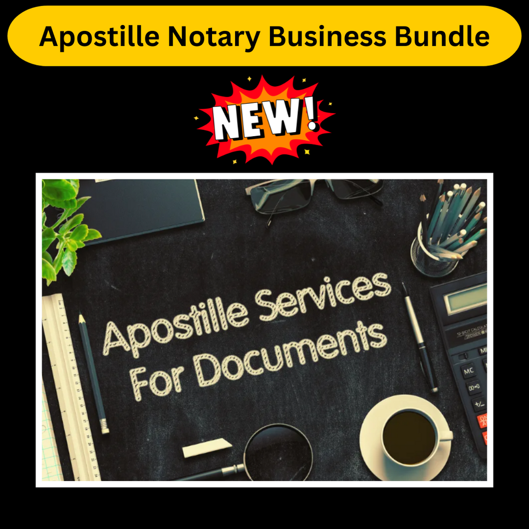 Apostille Notary Business Bundle