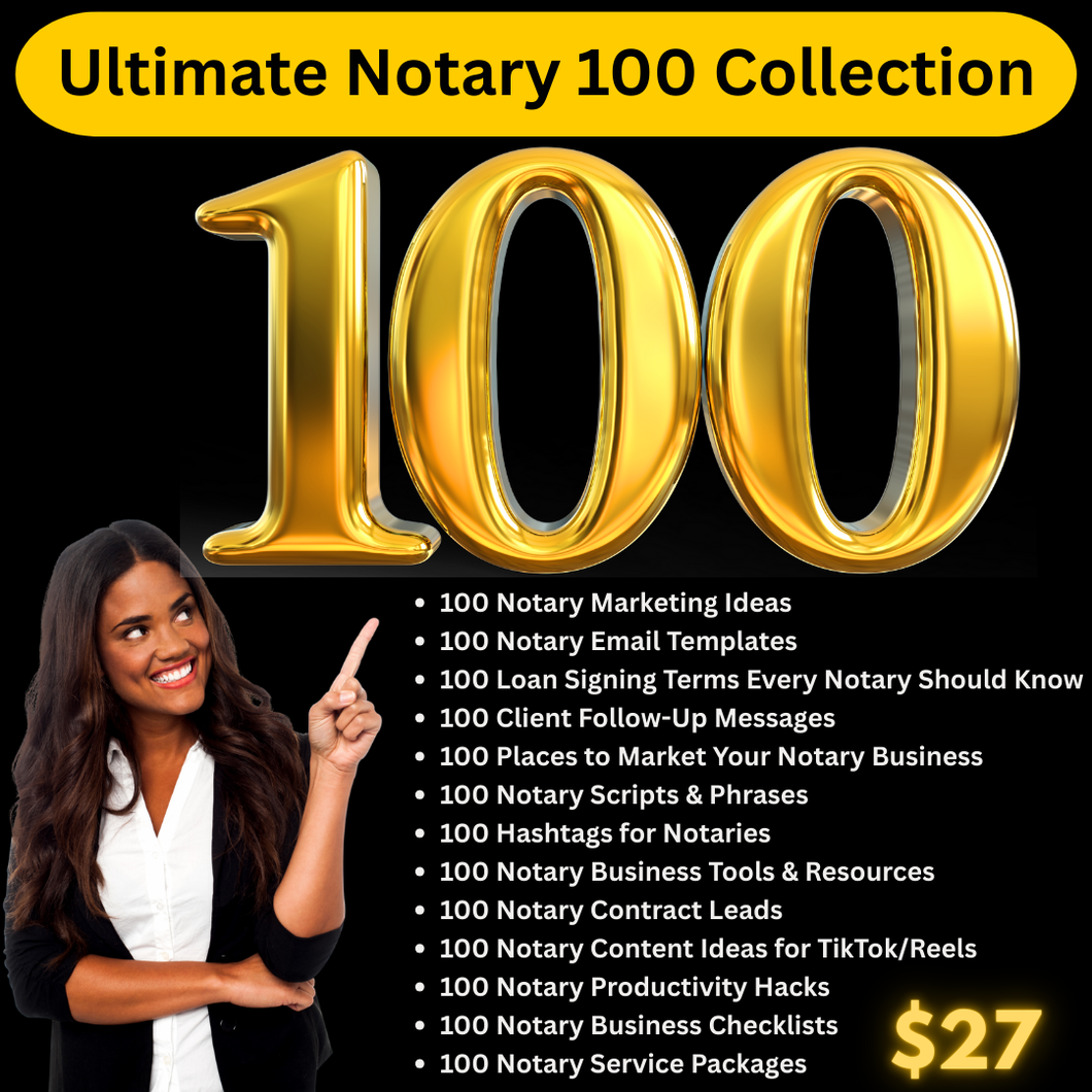 ULTIMATE NOTARY-100 COLLECTION