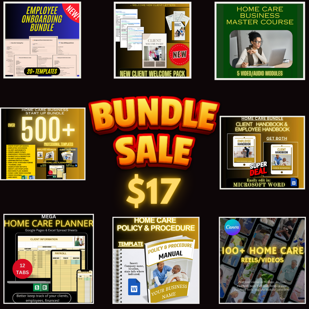 Home Care Mega Business Bundle