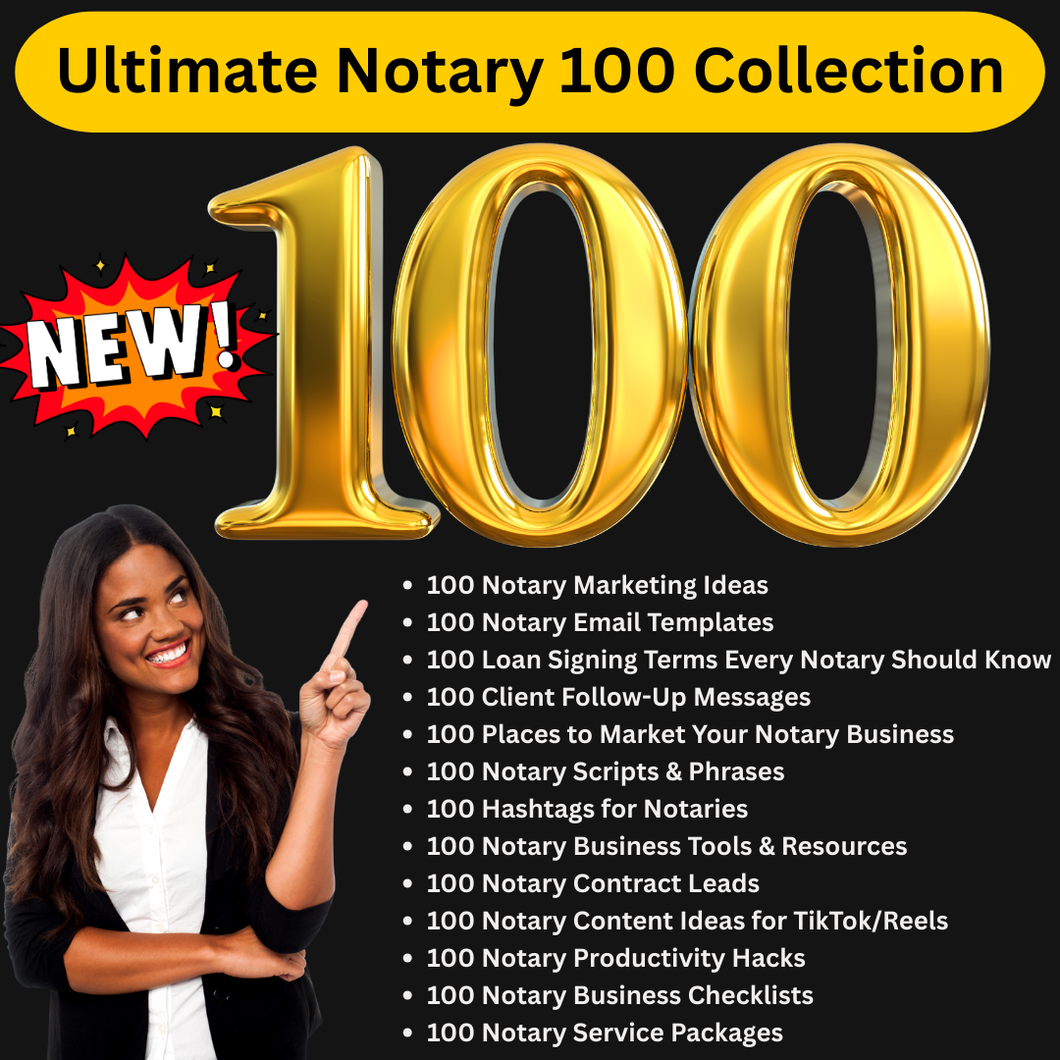 ULTIMATE NOTARY-100 COLLECTION