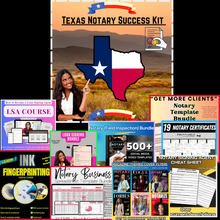 Load image into Gallery viewer, THE TEXAS NOTARY &quot;GET IT ALL&quot; BUNDLE- Get 10 amazing template bundles &amp; more!
