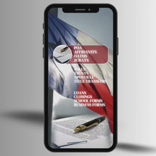 Load and play video in Gallery viewer, TEXAS THEMED-Digital Business Card
