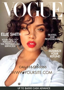 Get 2 MAGAZINE COVER mockups for your business!